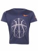 Nike Dri-FIT Geo Basketball T-Shirt Toddler/Little Boy's Short Sleeve Crew Neck