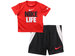 Nike Infant/Toddler Boy's T-Shirt & Shorts 2PC Set Dri-FIT Life