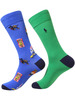 Polo Ralph Lauren Men's Trouser Socks Beach Polo Bear 2-Pairs