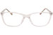 Betsey Johnson Crystal-Clear Eyeglasses Women's Full Rim Cat Eye