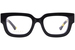 Gucci GG1548O Eyeglasses Women's Full Rim Rectangle Shape