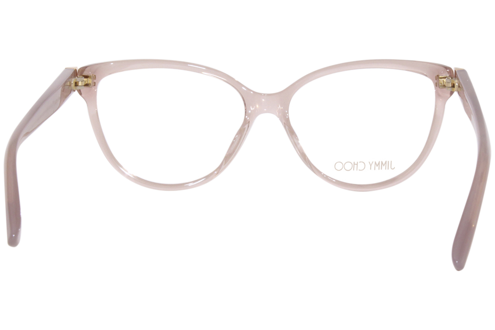 Jimmy Choo Jc Fwm Eyeglasses Women S Nude Full Rim Cat Eye