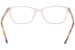 Betsey Johnson Crystal-Clear Eyeglasses Women's Full Rim Cat Eye