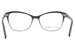 Betsey Johnson Trillionaire Eyeglasses Women's Full Rim Cat-Eye Optical Frame
