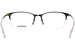 Mont Blanc MB0284O Eyeglasses Men's Semi Rim Rectangle Shape