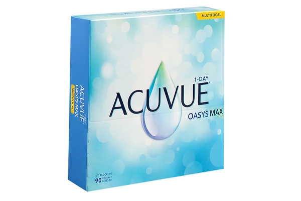  Acuvue Oasys Max 1-Day Multifocal 90-Pack Contact Lenses By Vistakon 