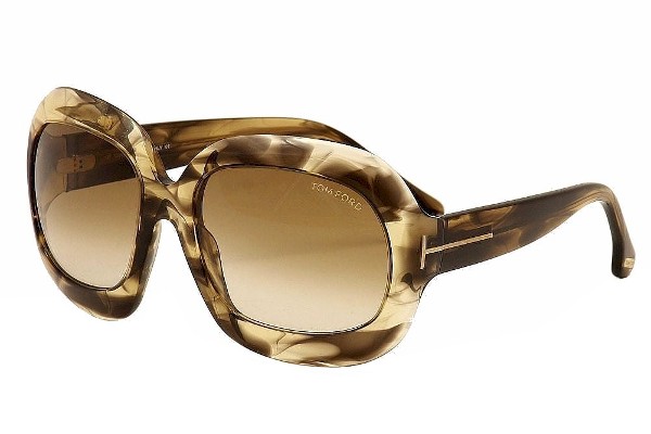  Tom Ford Women's Bianca TF83 TF/83 U45 Melange Brown Fashion Sunglasses 58mm 