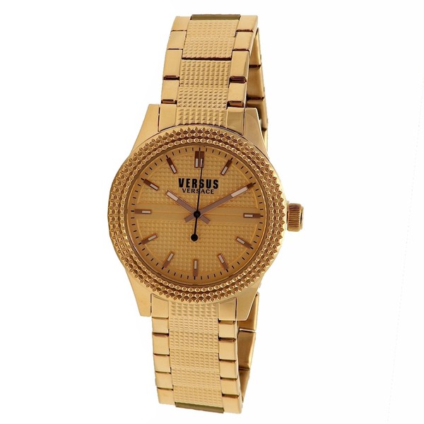  Versus By Versace Women's Bayside SOJ100015 Gold Stainless Steel Analog Watch 