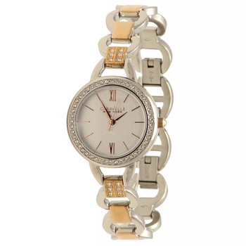 Caravelle New York Women's 45L157 Two Tone Stainless Steel Analog Watch