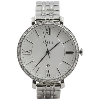 Fossil Women's ES3545 Silver with Gemstones Stainless Steel Analog Watch