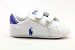 Polo Ralph Lauren Court Stripe EZ Infant Boy's White Shoes