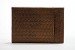Tommy Bahama Men's Brown Braided Leather Card Case Wallet