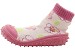 Skidders Infant Toddler Girl's Skidproof Slip On Hibiscus Toss Pink Shoes
