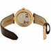 Versus By Versace Women's Logo SP8170015 Brown/Gold Genuine Leather Analog Watch