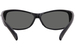 Bolle Men's Recoil 10405 Shiny Black Polarized Sport Wrap Sunglasses
