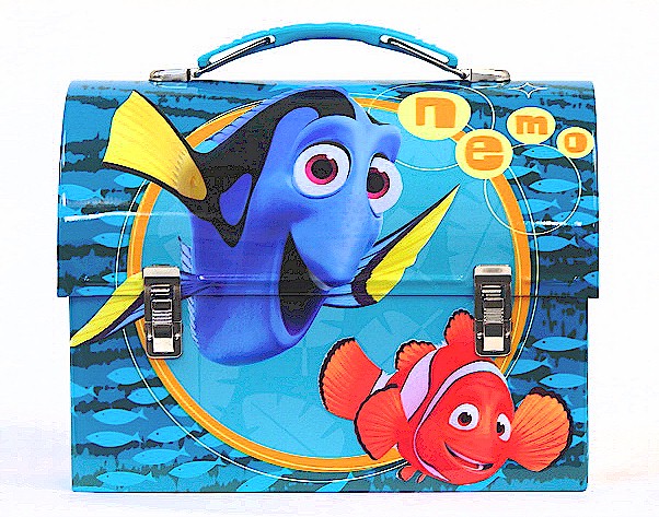 Finding Nemo Blue Kids Tin Lunch Box