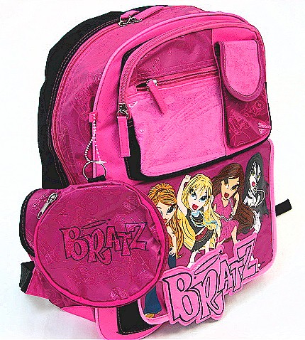 Bratz Pink And Purple School Bag Book Bag 100197 Bp2144