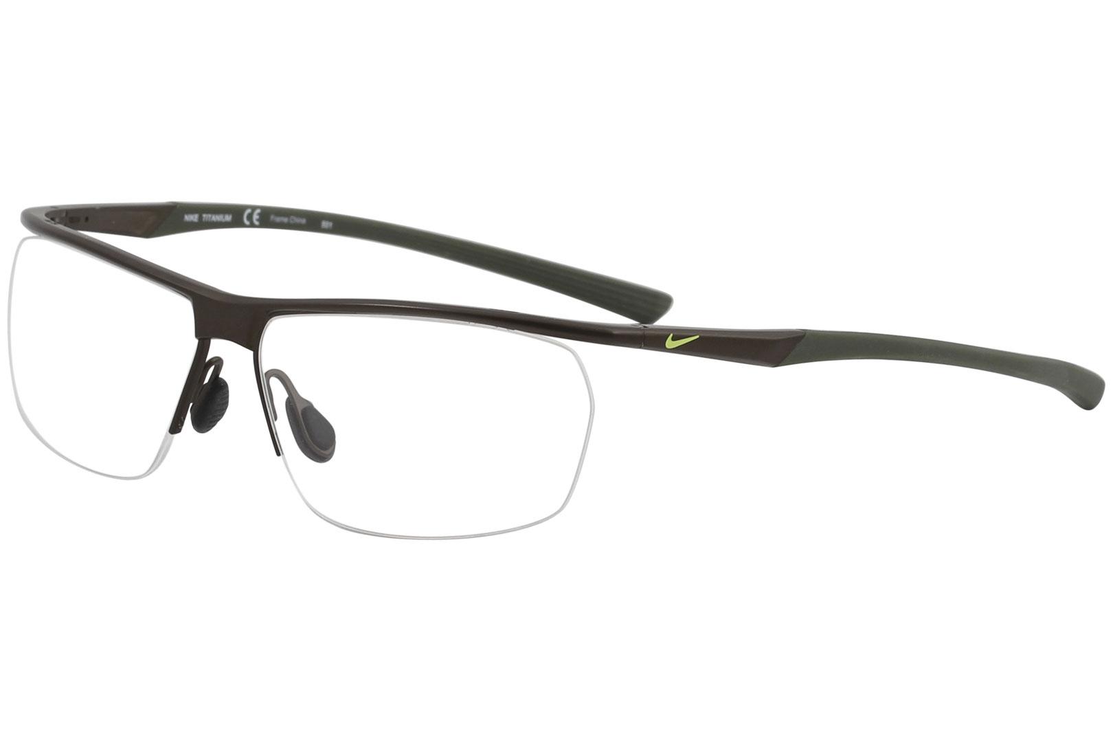 Nike Men's Eyeglasses 6060 HalfRim Optical Frame