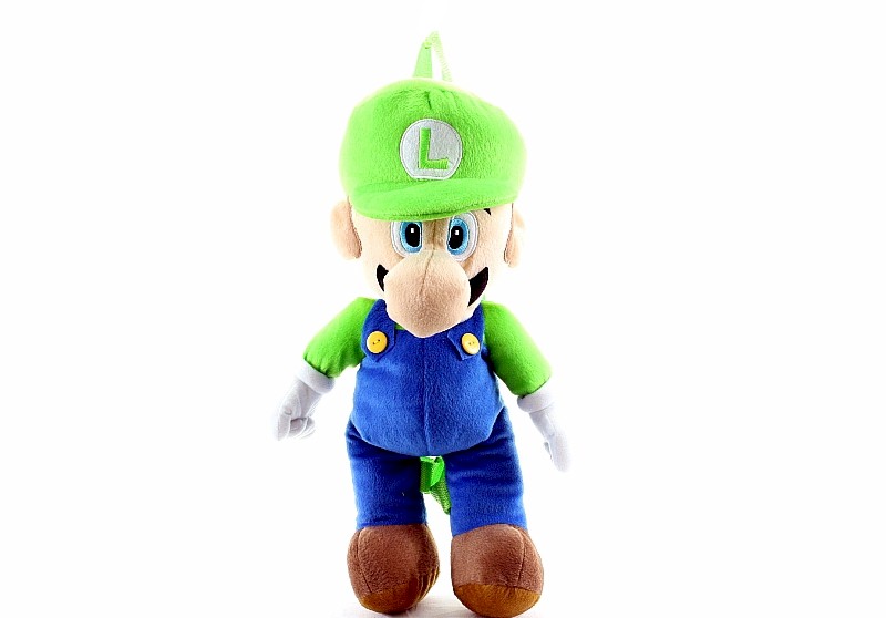 Nintendo Super Mario Luigi Plush Kids Backpack Buddy