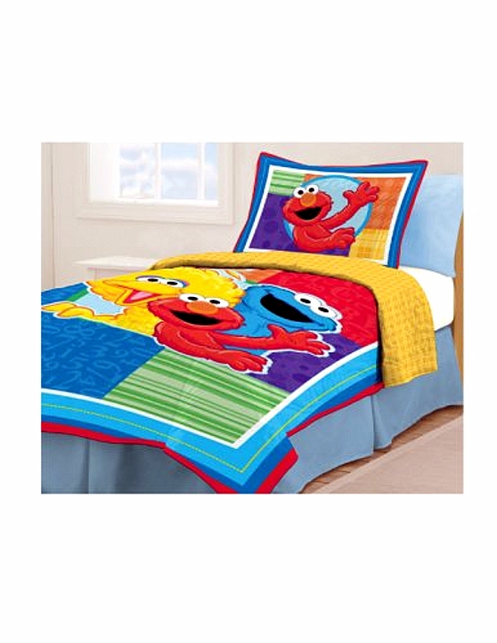 Sesame Street Twin Comforter Bed Set Kid S Blanket K910019