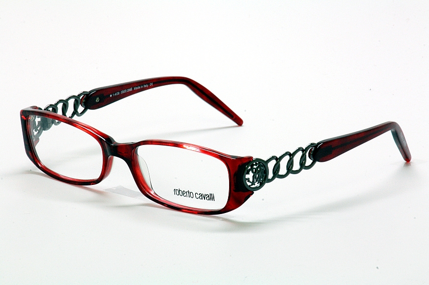 Roberto Cavalli Eyeglasses Fucsite 494 068 Dark Red 52 16 130mm