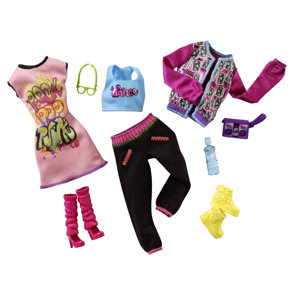 Barbie Fashionistas Dance Party Fashion Toy Pack