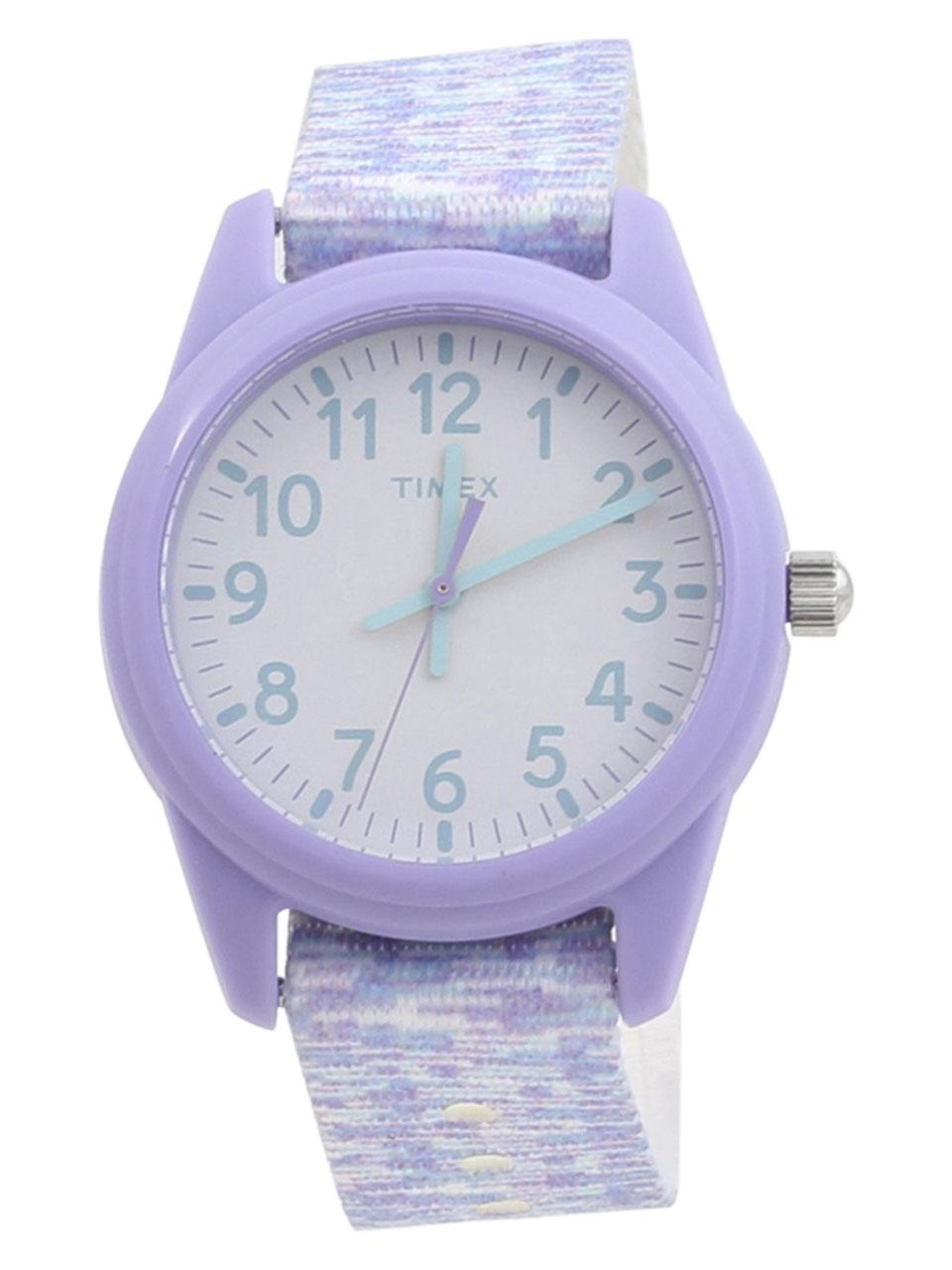 Timex Girl S Tw7c12200 Time Machines Purple White Analog Watch