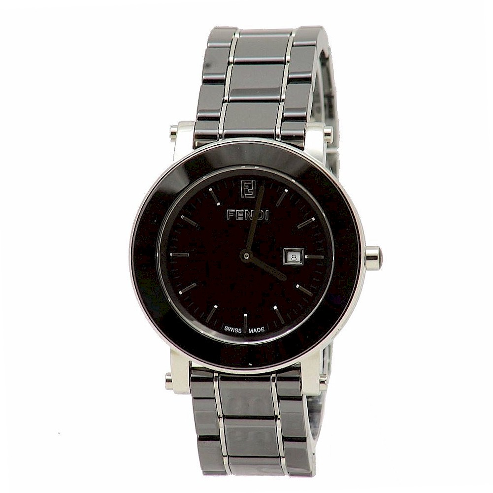 Fendi Women S Black Ceramic Bracelet Analog Watch