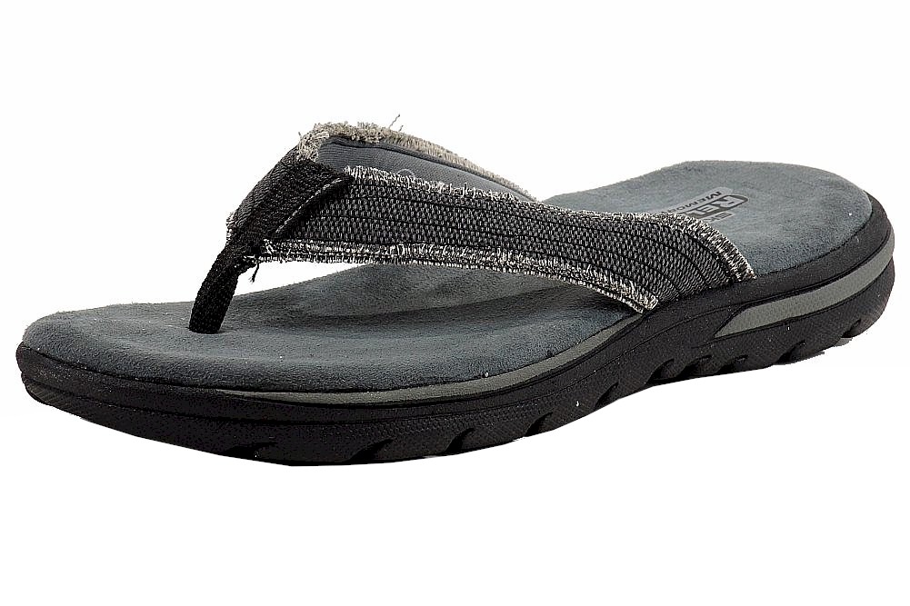 skechers relaxed fit mens flip flops