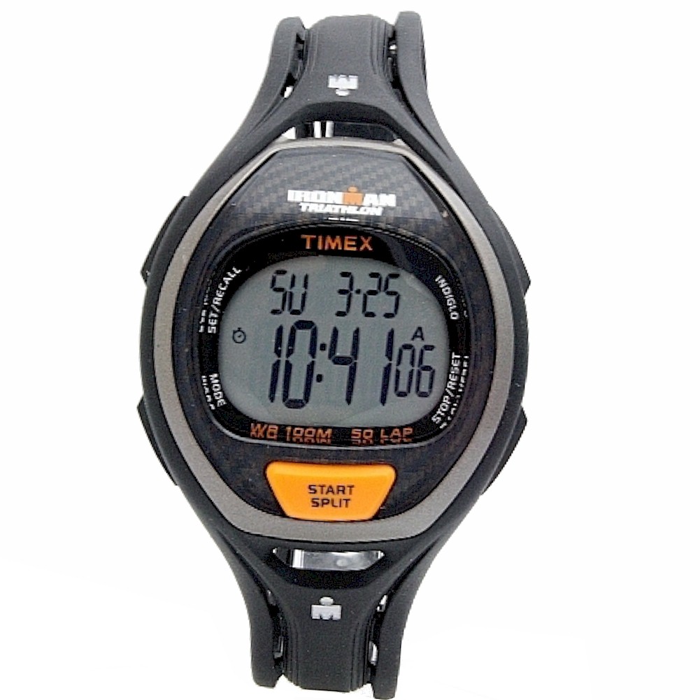 Timex Ironman T5k335 Men S Watch Sleek 50 Lap Triathlon Chronograph