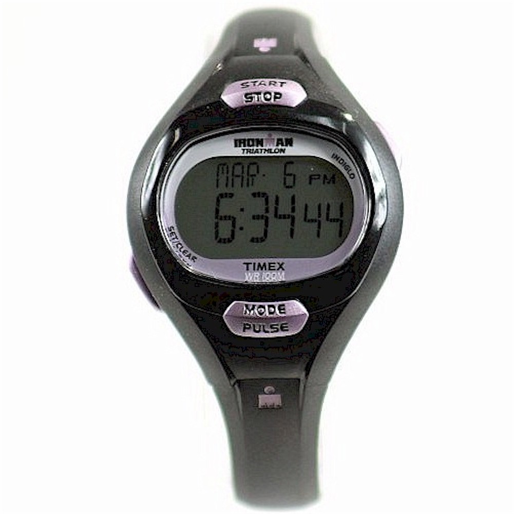 Timex Ironman Women S T5k1879j Pulse Calculator Black Digital Watch