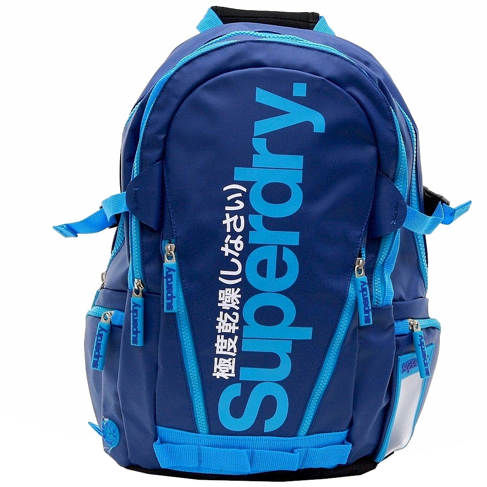 Superdry Blue Tarp 18 Inch Backpack Bag