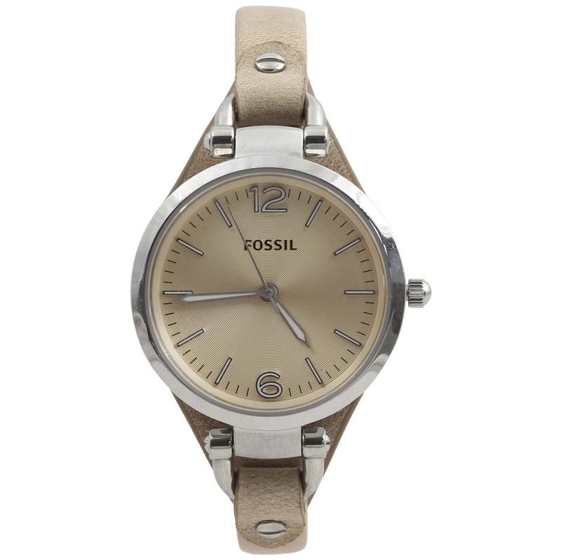 Fossil Women S Es2830 Silver Stainless Steel Analog Watch