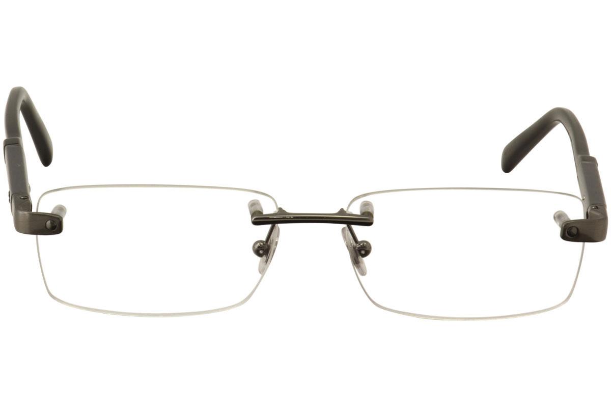 Mont Blanc Men's Eyeglasses MB617 MB/617 Rimless Optical Frame