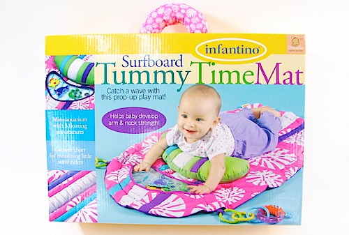 Infantino Surfboard Tummy Time Mat Pink