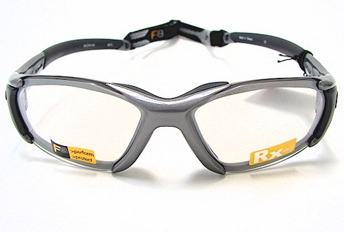 Liberty Sport F8 Velocity Eyeglasses Shiny Gun Metal 373 Optical Frame