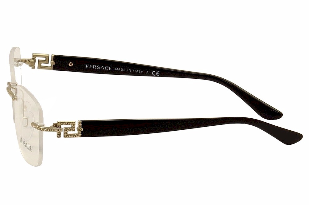 Versace Rimless Eyeglasses 