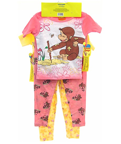 curious george in pajamas