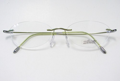 SILHOUETTE Chassis 7554 Titan X 6058 Fresh Lime Optical Eyeglasses Frame