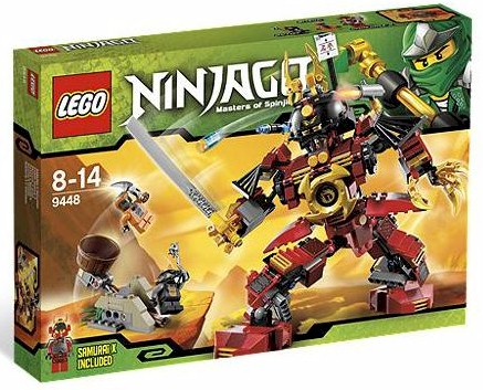 Lego Ninjago Masters Of Spinjitzu Samurai Mech #9448 Toy