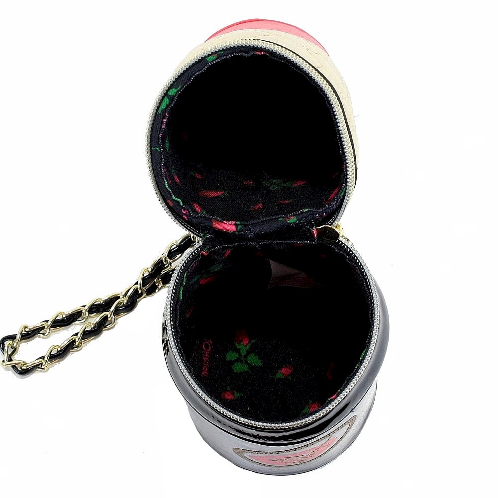 betsey johnson lipstick purse