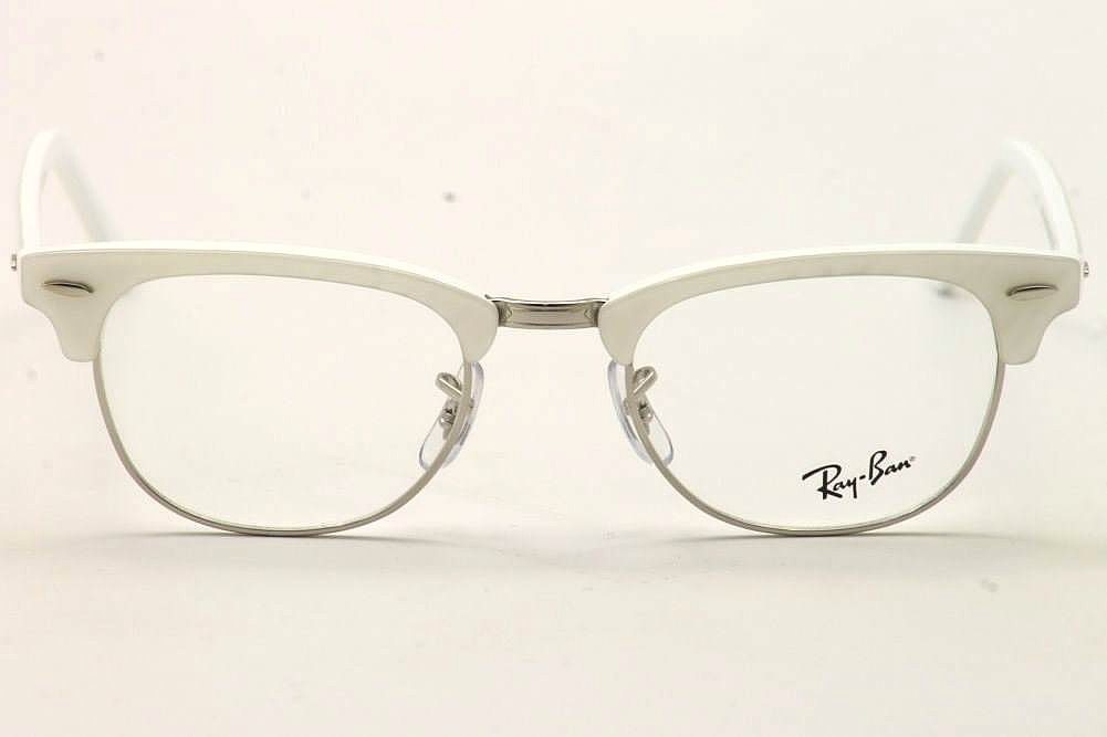 Ray Ban Eyeglasses Clubmaster Rb 5154 2374 White Rayban Optical Frame