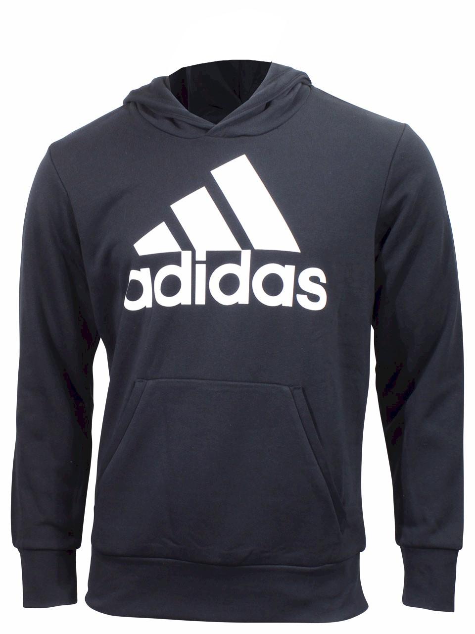 adidas men's essential linear logo pullover hoodie