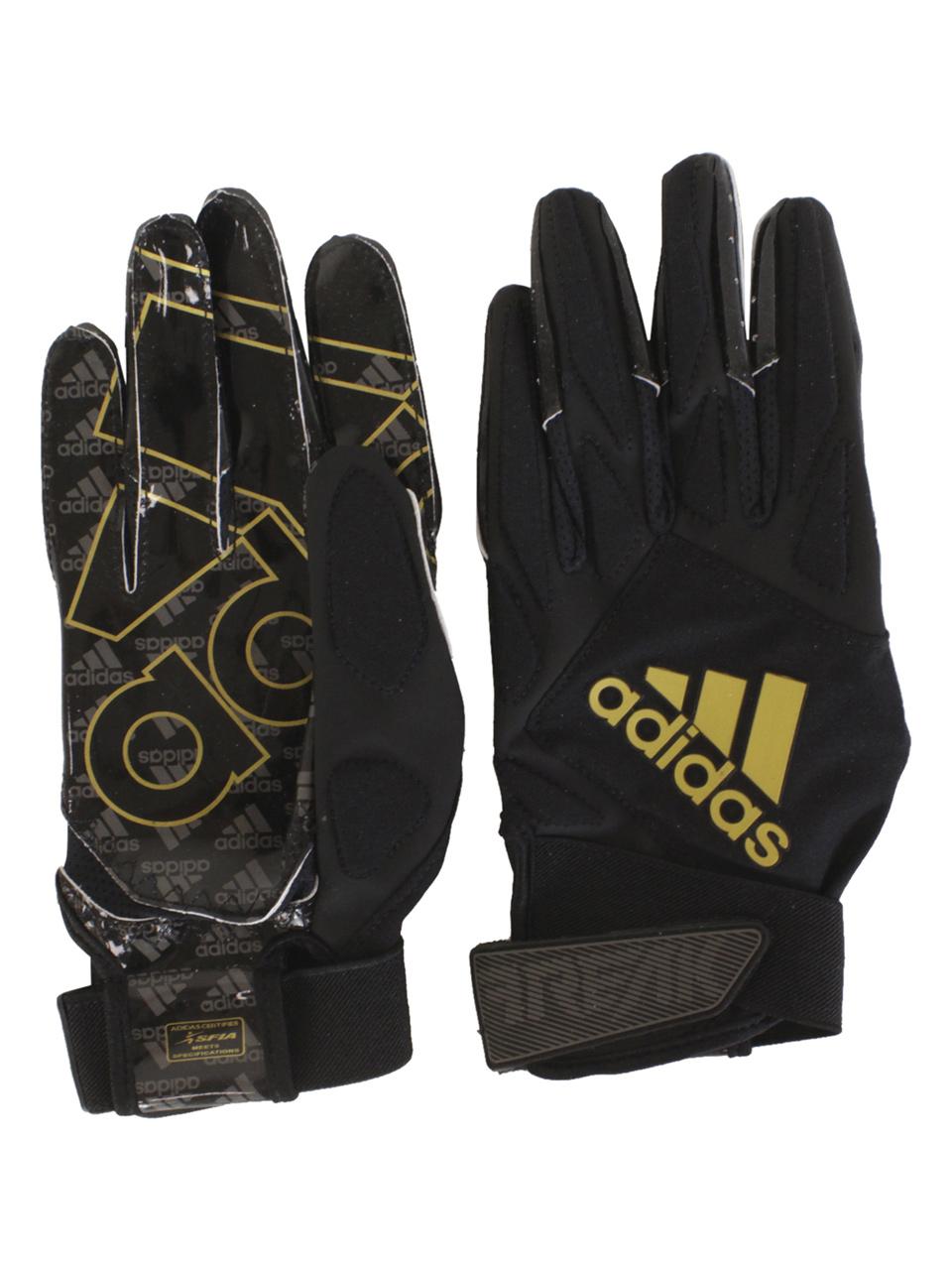 all black adidas football gloves