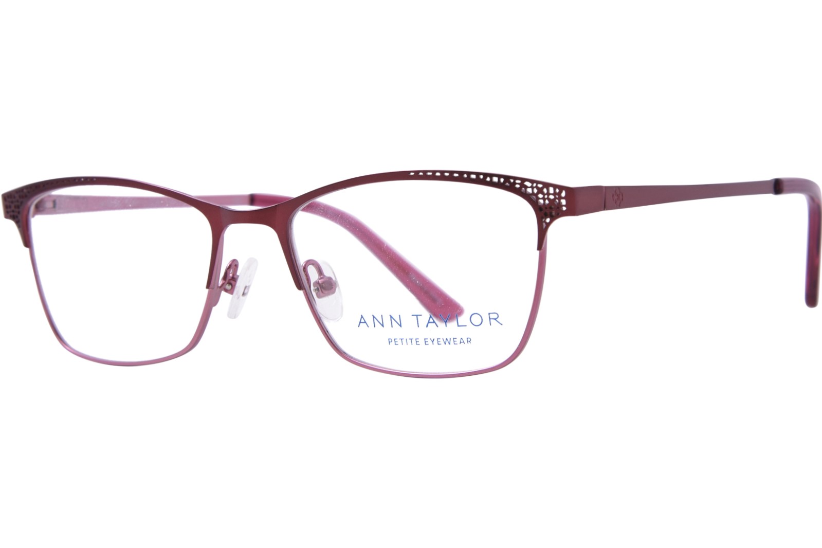 UPC 882851383712 product image for Ann Taylor ATP709 C03 Eyeglasses Women's Matte Burgundy/Rose Full Rim 50 16 130  | upcitemdb.com