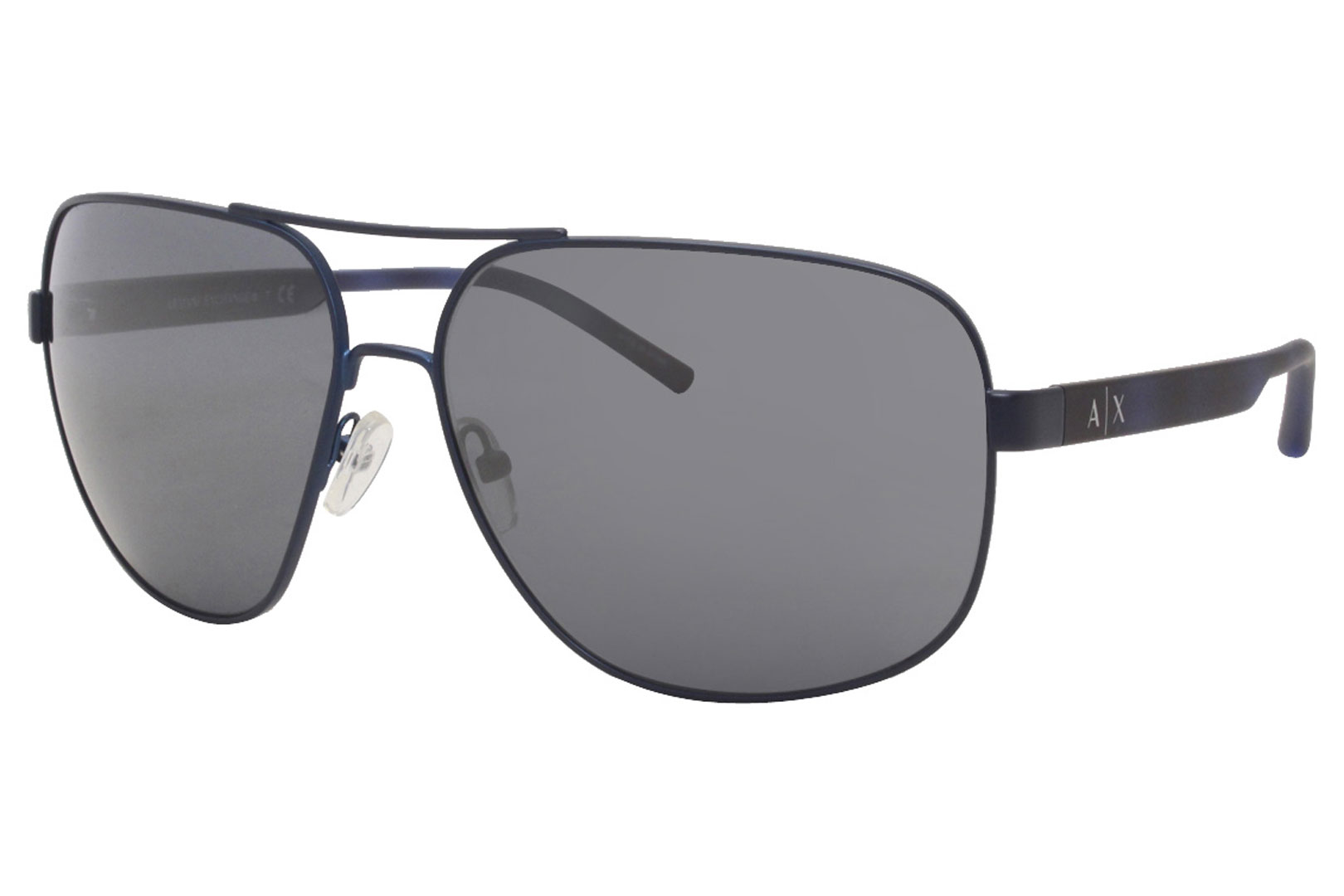 EAN 8056597039512 product image for Armani Exchange Sunglasses Men's AX2030S 6113/6G Matte Blue/Black Mirror 64 14mm | upcitemdb.com