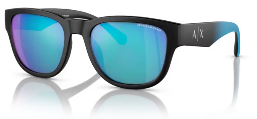 EAN 7895653261433 product image for Armani Exchange AX4115SU 832525 Sunglasses Men's Black/Green Mirror Blue 54mm -  | upcitemdb.com
