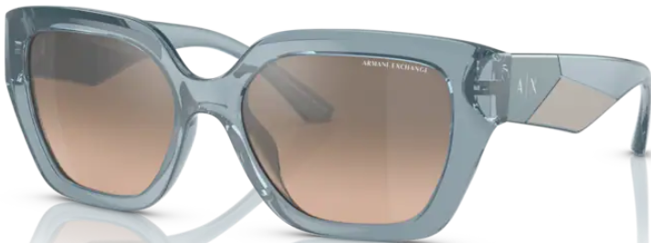EAN 7895653249356 product image for Armani Exchange AX4125SU 82408Z Sunglasses Women's Azure/Gradient Blue 54mm - Le | upcitemdb.com
