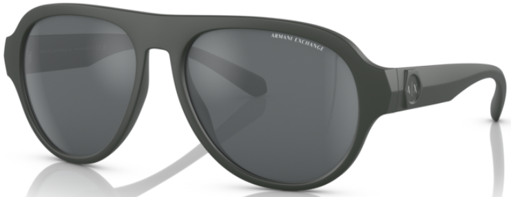 EAN 7895653249103 product image for Armani Exchange AX4126SU 83016G Sunglasses Men's Green/Light Grey Mirror 58mm -  | upcitemdb.com