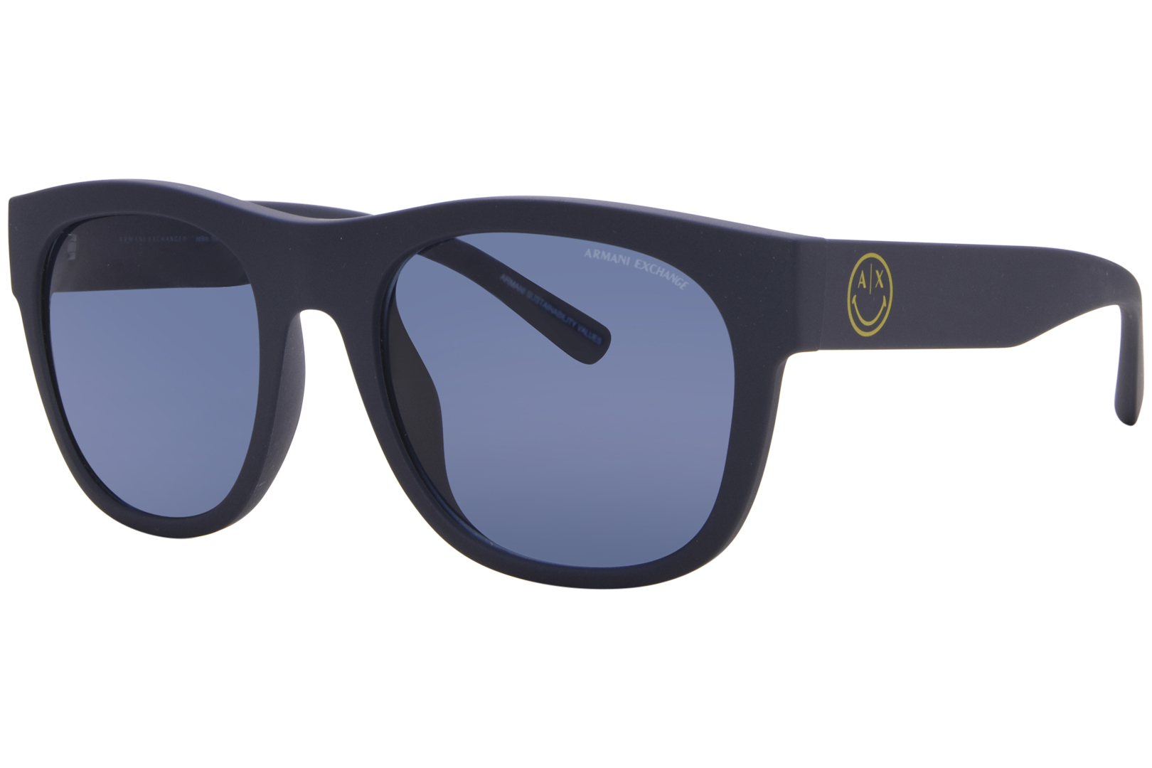 EAN 7895653249400 product image for Armani Exchange AX4128SU 818180 Sunglasses Men's Matte Blue/Dark Blue 55 20 145  | upcitemdb.com